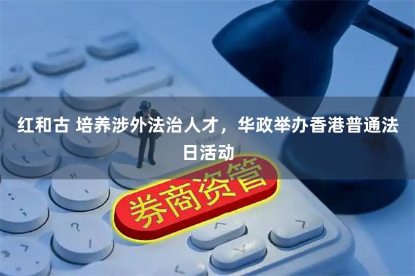 红和古 培养涉外法治人才,华政举办香港普通法日活动