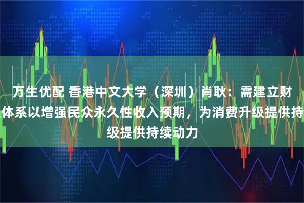万生优配 香港中文大学（深圳）肖耿：需建立财富创造体系以增强民众永久性收入预期，为消费升级提供持续动力
