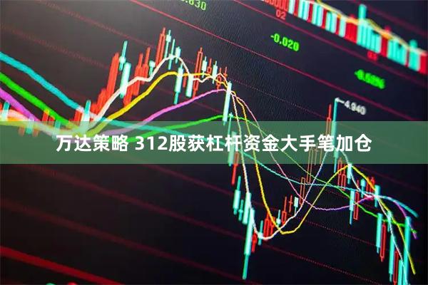 万达策略 312股获杠杆资金大手笔加仓